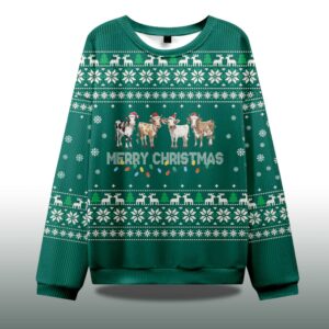 Alternative view of Christmas Cow Ugly Christmas Sweater
