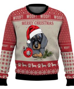 Christmas Dachshund Dog Ugly Christmas Sweater