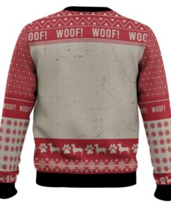 Alternative view of Christmas Dachshund Dog Ugly Christmas Sweater