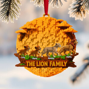 Alternative view of Christmas Family Ornament - Personalized Gift For Family Christmas Ornament 02OHTA151025