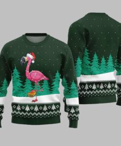 Christmas Flamingo Ugly Sweater 2025 Christmas 