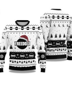 Christmas Freedom Charlie Kirk Ugly Sweater
