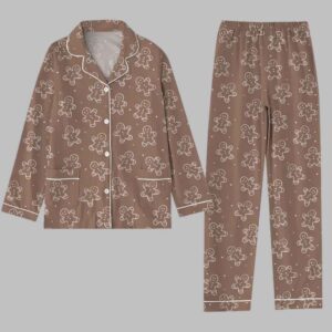 Alternative view of Christmas Gingerbread Pajama Set