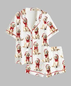 Christmas Golden Retriever Pajama Set