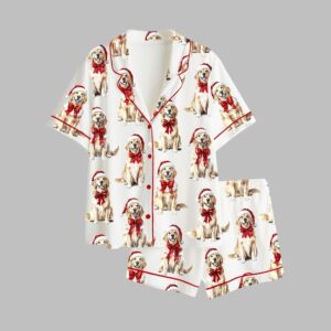 Christmas Golden Retriever Pajama Set
