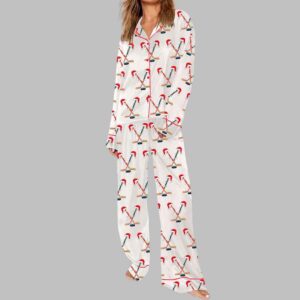 Alternative view of Christmas Hockey Pajama Set