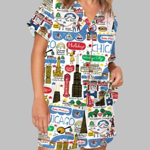 Christmas Holidays In Chicago Pajama Set