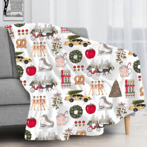 Christmas In New York Home Blanket