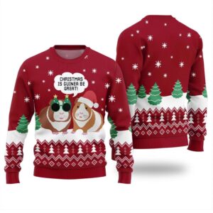 Christmas Is Guinea Be Great Ugly Holiday Sweater - Grishko.com