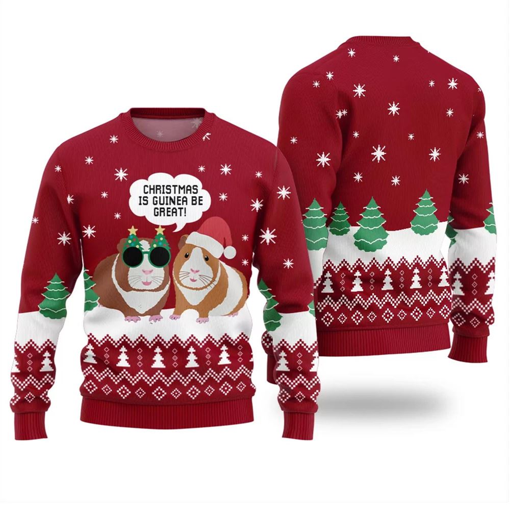 Christmas Is Guinea Be Great Ugly Holiday Sweater - Grishko.com