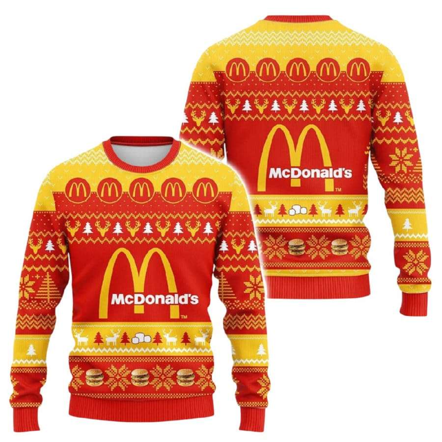 Christmas McDonald's Ugly Sweater