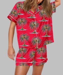 Christmas Palm Tree Pajama Set