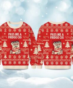 Christmas Pass Me A Fridge Cig Diet Coke Ugly Sweater