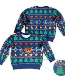 Alternative view of Christmas Pattern Crown Royal Ugly Christmas Sweater