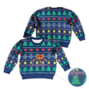 Alternative view of Christmas Pattern Crown Royal Ugly Christmas Sweater