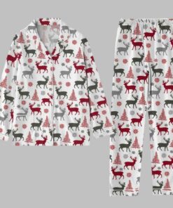 Alternative view of Christmas Reindeer Pajama Set