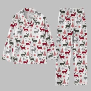 Alternative view of Christmas Reindeer Pajama Set