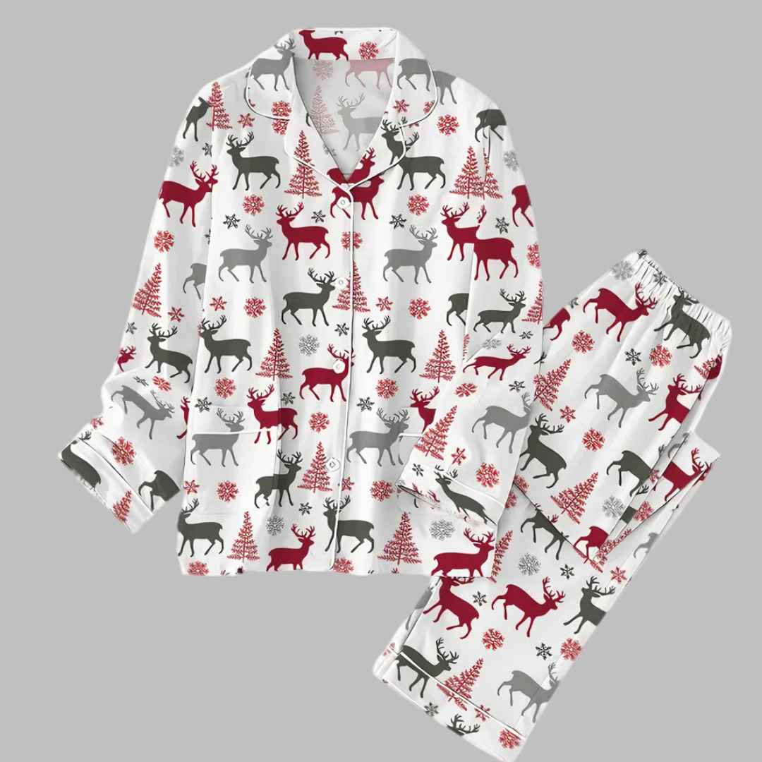 Christmas Reindeer Pajama Set