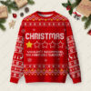 Christmas Review Ugly Christmas Fuzzy Fleece Sweatshirt