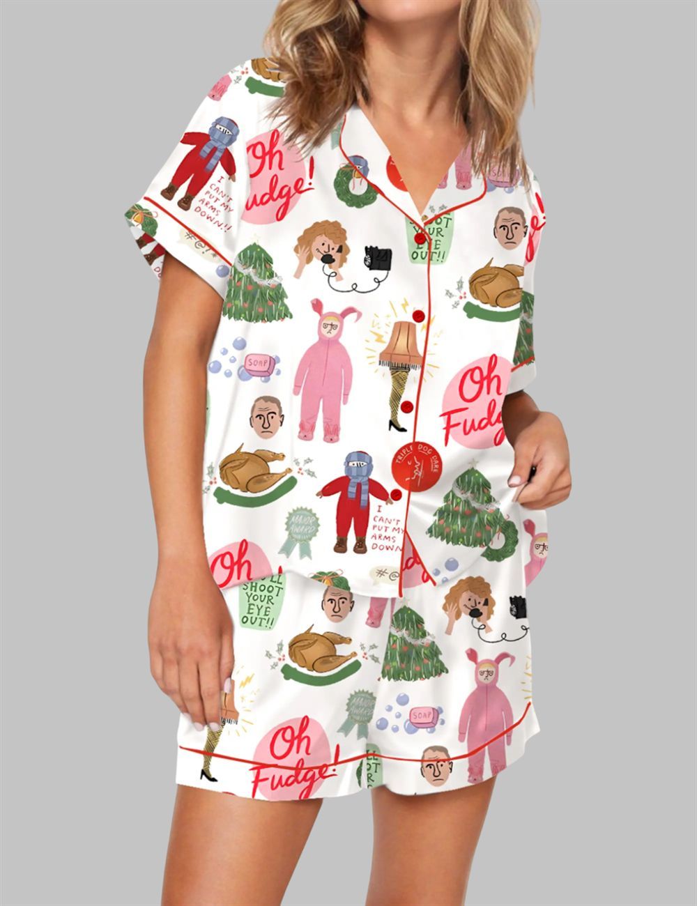 Christmas Story Pajama Set For Women