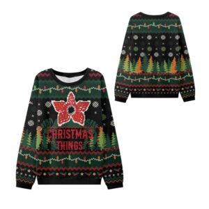 Alternative view of Christmas Things Ugly Sweater 2025 Christmas - Grishko.com