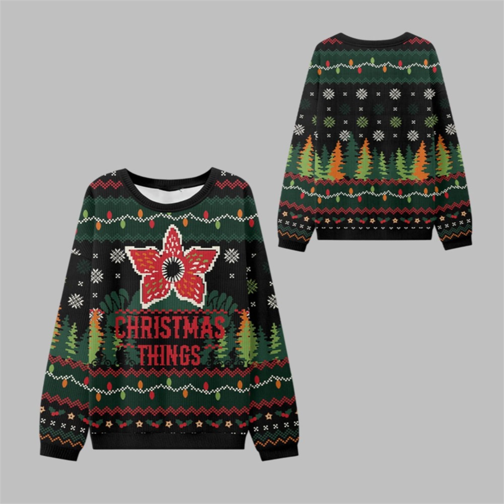 Christmas Things Ugly Sweater 2025 Christmas - Grishko.com