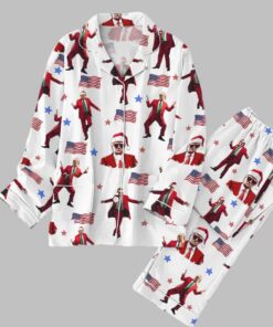 Christmas Trump Dancing Pajamas Set