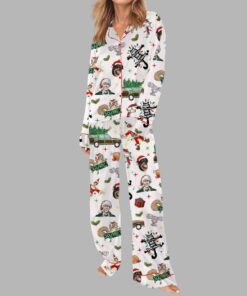 Alternative view of Christmas Vacation Clark Silky Satin Pajama Set