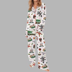 Alternative view of Christmas Vacation Clark Silky Satin Pajama Set
