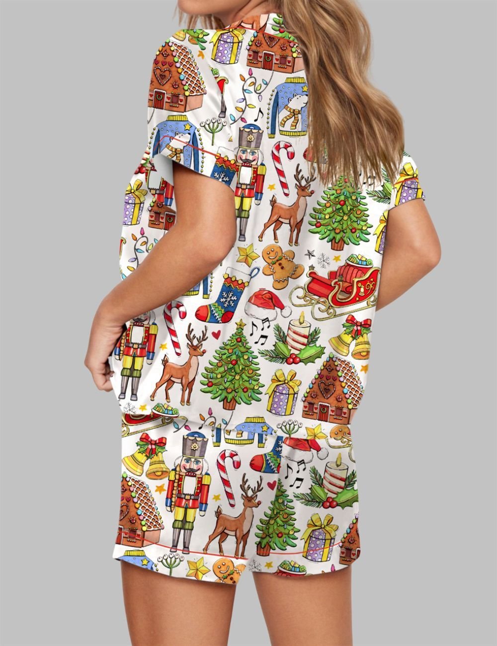 Christmas Vibes Pajama Set For Women - Image 4