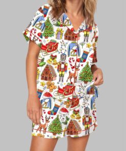 Christmas Vibes Pajama Set For Women