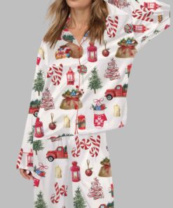 Christmas Winter Satin Pajama Set