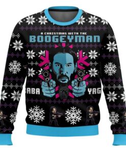 Christmas With The Boogeyman John Wick Ugly Christmas Sweater