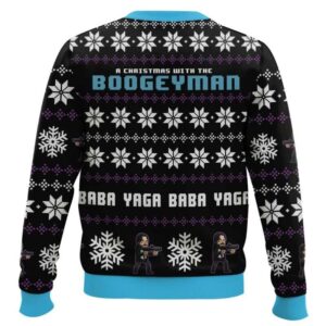 Alternative view of Christmas With The Boogeyman John Wick Ugly Christmas Sweater