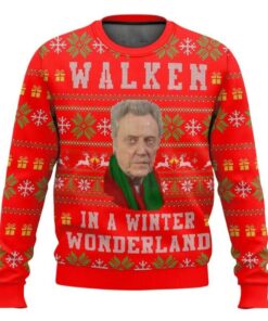 Christopher Walken In A Winter Wonderland Ugly Christmas Sweater