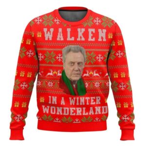 Christopher Walken In A Winter Wonderland Ugly Christmas Sweater