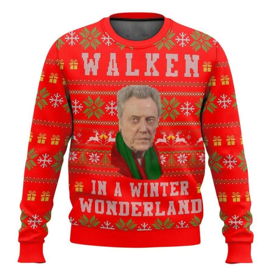 Christopher Walken In A Winter Wonderland Ugly Christmas Sweater