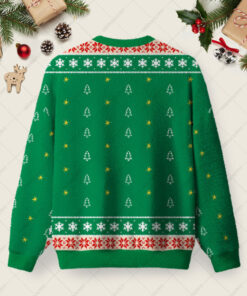 Alternative view of Circuit Diagram Christmas Tree Ugly Christmas Fuzzy Fleece Sweatshirt
