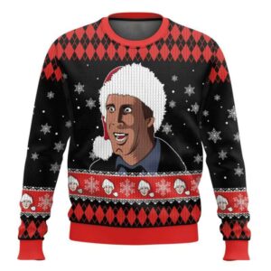 Clark Griswold Santa Hat National Lampoon's Christmas Vacation Ugly Sweater
