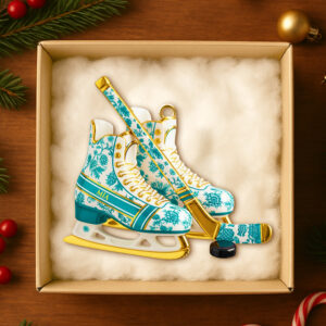 Alternative view of Classic Ice Hockey Ornament Personalized Christmas Gifts 01PGDT291025