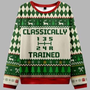 Alternative view of Classically Trained Ugly Christmas Sweater - gullprint.com