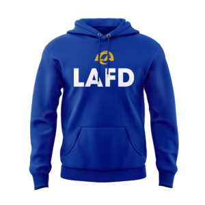 Alternative view of Coach Sean McVay Rams LAFD Hoodie