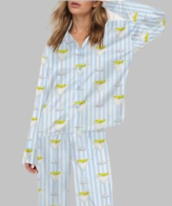 Coastal Martini Silky Satin Pajama Set