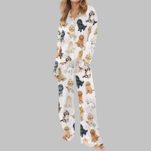 Alternative view of Cockapoo Silky Satin Pajama Set