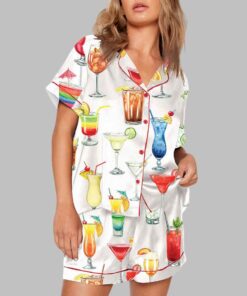 Alternative view of Cocktails Drinking Pajama Set