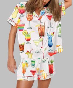 Cocktails Drinking Pajama Set