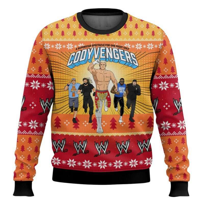 Cody Avengers Cody Rhodes Ugly Christmas Sweater