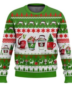 Coffee Cup National Xmas Lampoon's Vacation Ugly Christmas Sweater