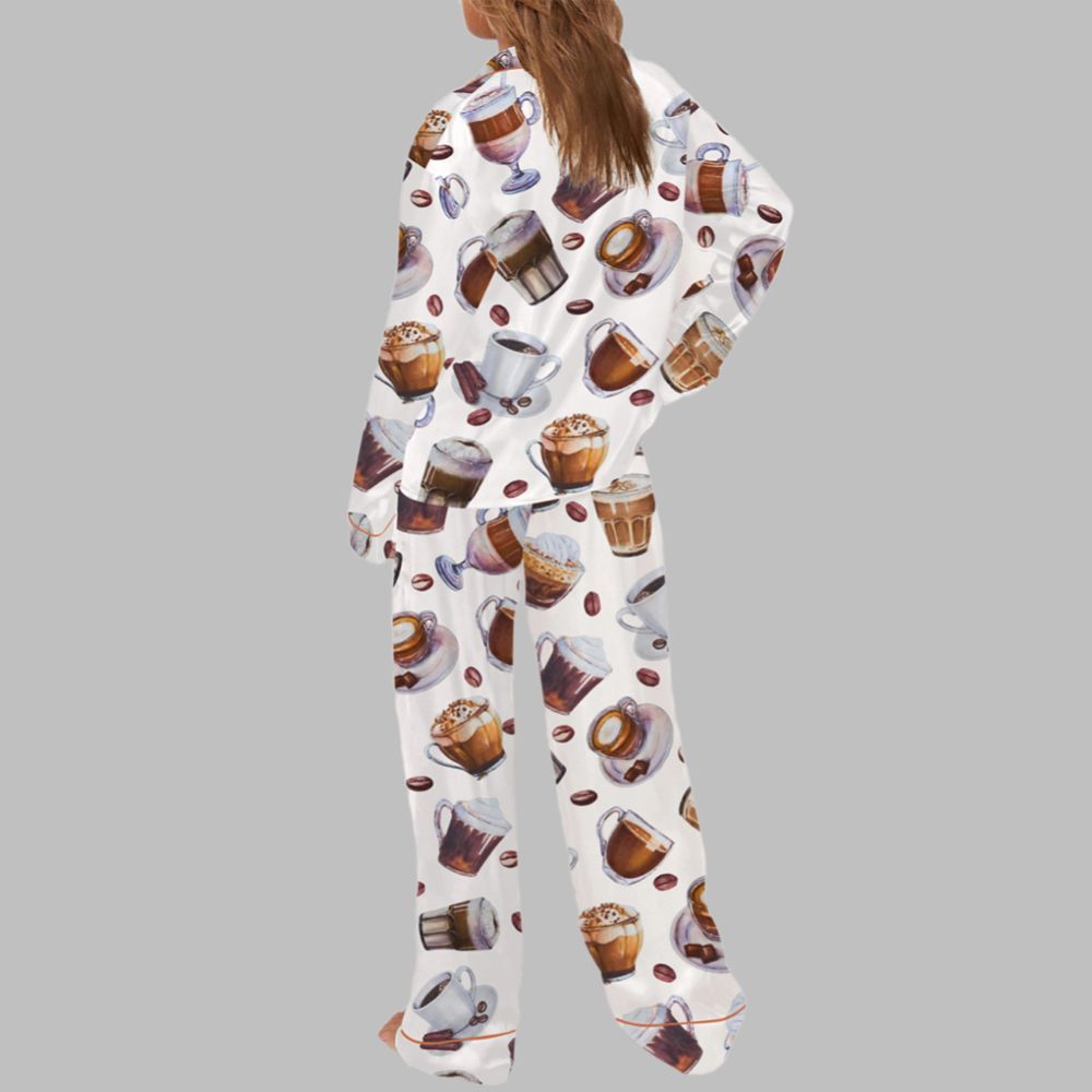 Coffee Cup Pajama Set For Women - Image 2