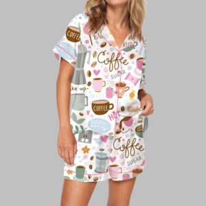Coffee Pajama Set For Women